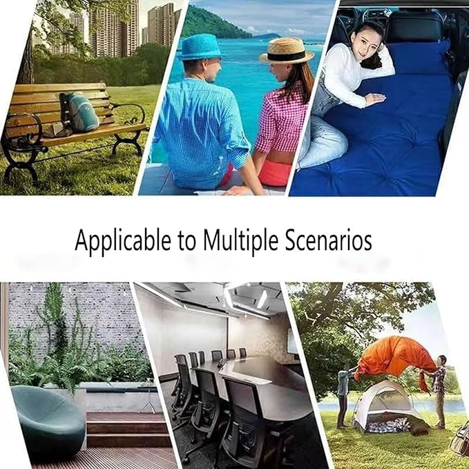 Car Air Mattress for Cadillac Escalade (7Seats) 2021 2022 2023, Folding Double Travel Trunk Sleeping Beds Multi Functional Portable Camping Equipment,A