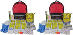 Ready America 70180 72 Hour Emergency Kit, 1-Person, 3-Day Backpack, Includes First Aid Kit, Survival Blanket, Emergency Food Portable Disaster Preparedness Go-Bag for Earthquake, Fire, Flood