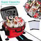 Waterproof PVC Material Paddleboard Cooler Deck Bag,40 cans Sup Deck Cooler Bag,Cooler Bag for Paddleboard,Lunch Box Cooler Insulated Bag,Camping Cooler Bag,Kayak Cooler Bag