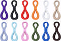 KONMAY 2.5mm Shock Cord Bungee Cord for Drawstrings & Adjusters, 12 Colors Mixed Elastic Cord for Apparel, Outdoor Gear,Backpack Cords, Zipper Pulls & DIY Utility, 60 Yards