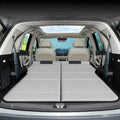 Car Air Mattress Upgrade from Non-Inflatable Foldable Mattress, 75.6"x51.2" Car Bed with Storage Bag, Portable Thickened Sleeping Mattress for Camping, Travel, Beach, Fits Most SUVs (Gray)