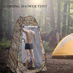 Your Choice Pop Up Privacy Shower Tent, 3.9 x 3.9 x 6.2FT Portable Camping Changing Room, Instant Setup Outdoor Shelter with Silver Coating, Vent Window & Carry Bag for Beach, Hiking & RV | Portable, for Camping, Beach, Hiking, with Carry Bag, Quick Setup