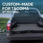 LOSTHORIZON Truck Bed Camping Air Mattress with Foam, Self Inflating Sleeping Pad for Tacoma 6FT with Pump Sack, 4.5" Thick