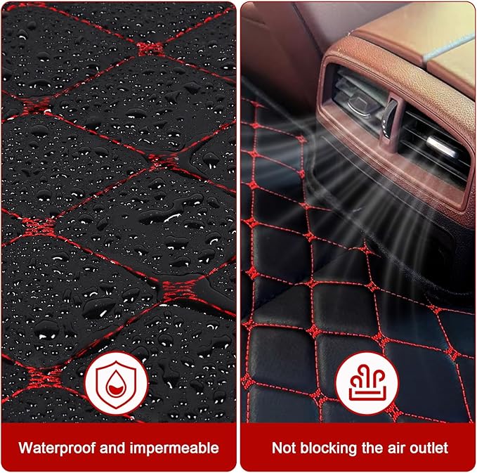 QSTNOLOGY Non Inflatable Truck Bed Air Mattress, Folding Portable Car Back Seat Bed, Car Travel Camping Mattress for Sleeping, for Car/SUV/Truck(50.7" L x 31.2" W)