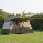 Vidalido Tents，6-8 Person Camping Tent with Extended Vestibule，2 Room Weather Resistant Family Tents，Easy Install Waterproof Outdoor Tent for Backpacking and Camping Hiking