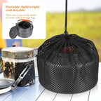 3 Pieces Camping Kettle 2.5 L Camp Tea Coffee Pot with 2 Cups & Carrying Bag Outdoor Campfire Camp Kettle Set for Open Fire, Outdoor Activity, Stove, Hiking, Backpacking