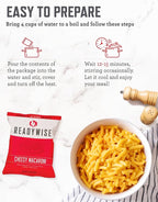 ReadyWise 3 Month Emergency Food Supply - 894 Servings, 6 Buckets, Freeze Dried Protein Meals, Disaster Survival Food Storage Kit, Ready to Eat, Camping Essentials, up to 25 Year Shelf Life