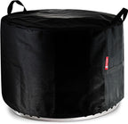 SheeChung Fire Pit Cover for Solo Stove Bonfire Outdoor Smokeless Firepit-Small Round Waterproof 600D Polyester Shelter,Air Vent,Anti-UV&Tear Resistant-Fits for 16”-22” Gas Fire Pit Table (22"Dx16"H)