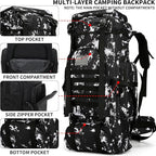 Hiking Backpack for Men 70L/100L Camping Backpack Military Rucksack Molle 3 Days Assault Pack for Climbing | Camping Backpack, 3 Days Assault Pack, for Climbing