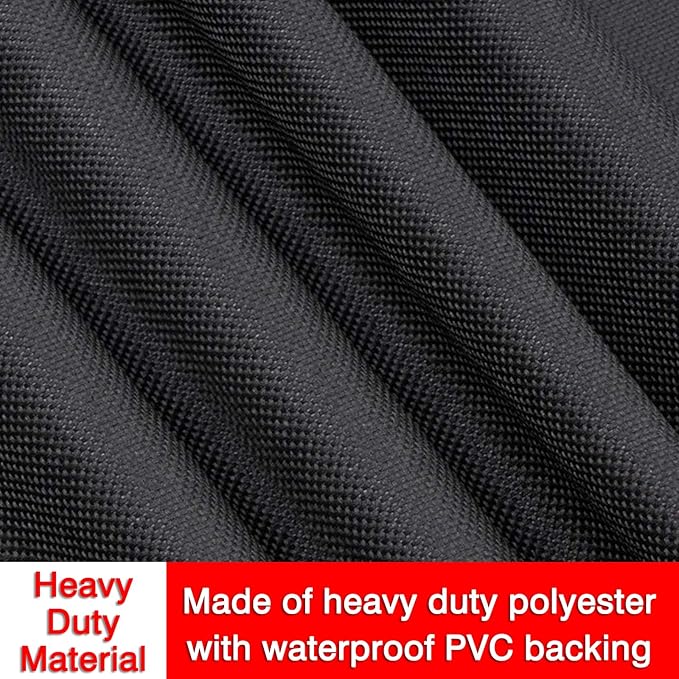 Hisencn Stove Cover for Camp Chef 3 Burner Stove, Heavy Duty 600D Polyester Outdoor Stove Cover, Water-Resistant Camp Chef Grill Cover for GB90D TB90LW TB90LWG TB90LWG15 SPG90B PRO90X