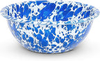 Enamelware Starter Set, 16 piece, Blue/White Splatter