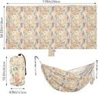 Flowers and Alpacas Hammocks for Camping with Hanging Rope Indoor Hammock for Camping & Hiking Essential