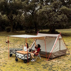 Camping Tent Outdoor Rainproof Sunscreen Tent Easy Set Up Small Lightweight Tents 4 Seasons Tent for Family Picnic Hiking Travel
