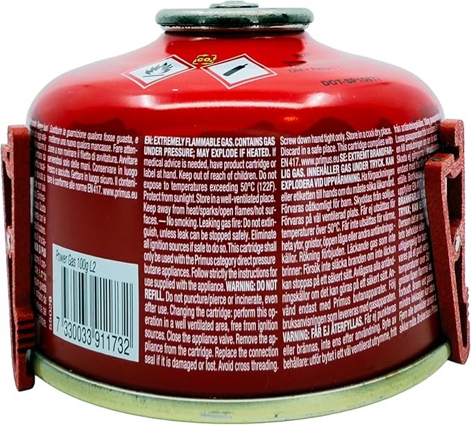 Magfeets Ultralight Fuel Canister Stabilizer Magnetic Gas Can Stand for Camping Stoves (Red)