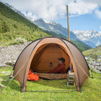 OneTigris Coco NEST Solo Hot Tent with Stove Jack, 3000mm Waterproof Windproof Free-Standing Dome Tent with Mesh Inner