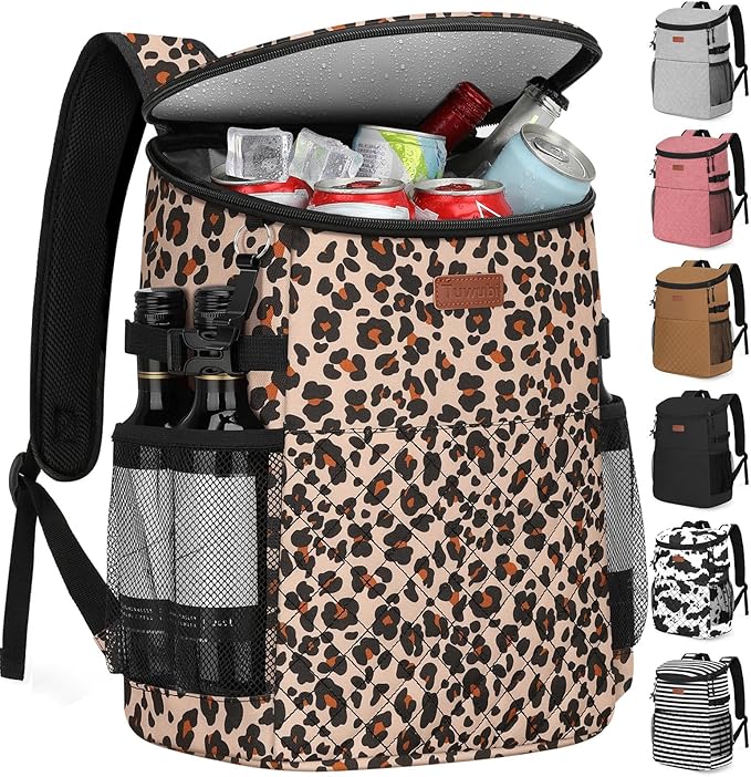 Soft Cooler Backpack 30 Cans/45 Cans, Backpack Coolers Insulated Leak Proof Thermal Lunch Backpack for Men Work Small Cooler Bag Beach Travel Picnic Drink Beverage Beer
