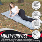 Vaygway Outdoor Camping Cot Pads Mattress- Soft Comfortable Lightweight Thick Cotton Sleeping Cot- Portable Hiking, Traveling, Backpacking Waterproof Bottom Pad Mattress