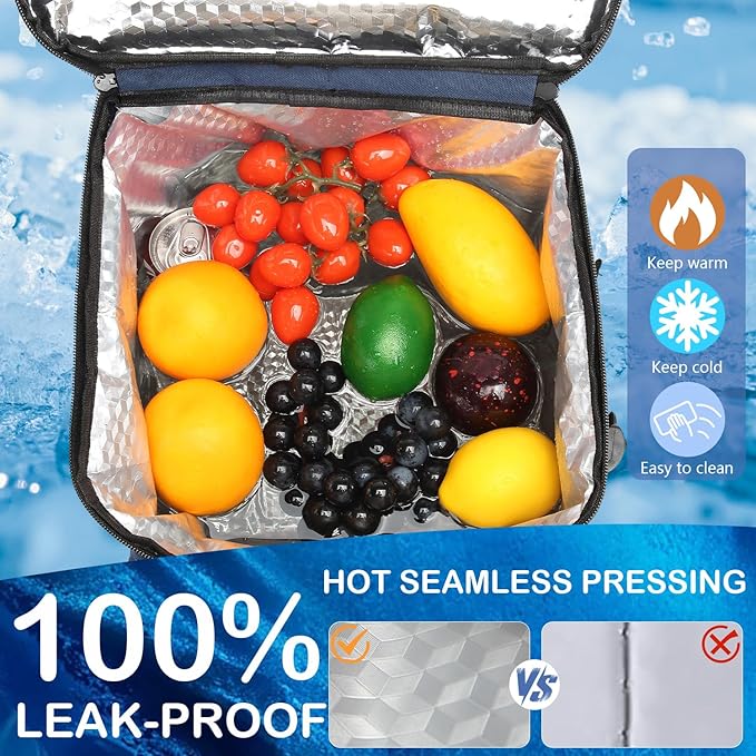 Tactical Cooler Backpack - 42 Cans Backpack Coolers Insulated Leak Proof for Men Adults, Soft Cooler Insulated Backpack for Lunch, Work, Camping, Hiking, Picnic, Beach & Travel