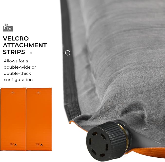 Teton Inflatable Sleeping Pad, Sleeping Mat for Camping, Backpacking, Hiking