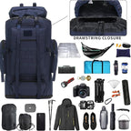 Hiking Backpack for Men 70L/100L Camping Backpack Military Rucksack Molle 3 Days Assault Pack for Climbing | Camping Backpack, 3 Days Assault Pack, for Climbing