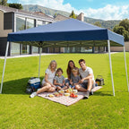 Canopy Tent 10x10, Pop Up Instant Sun Shade Shelter with Slant Leg for Events and Parties, Outdoor Portable Gazebo with Carrying Bag, Sunproof and Waterproof