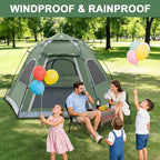 ADSMART Instant Tents for Camping 2/3/4/5 Person Tent Waterproof Easy Setup Sets Up Backpacking Tents with Carry Bag for Outdoor Hiking