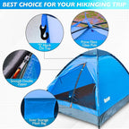 2 Person Camping Dome Tent,Waterproof Lightweight Portable Tents for Outdoor Camping Hiking Travel