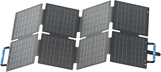 BLUETTI 60W Solar Panel, 60 Watt for Solar Generator Handsfree 1 Handsfree 2 AC2A, Foldable Solar Charger for Hiking, Camping, Travel