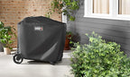 Weber Traveler Premium Grill Cover – Heavy‑Duty, Waterproof Polyester with Secure Straps, Lightweight Fit for Upright Weber Traveler