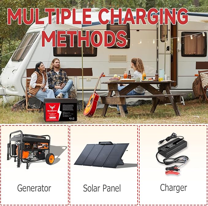 12V 330Ah LiFePO4 Battery Small Size, 4224Wh Lithium Battery with 200A BMS, Up to 10000+ Rechargeable Cycles, Perfect for RV Camping, Trolling Motor, Solar Power Storage (12V*330Ah)