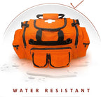 ASA TECHMED First Aid Responder EMS Emergency Medical Trauma Bag Deluxe, Orange
