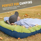 Camping Sleeping Pad, Ultralight Camping Mat with Built-in Foot Pump, Comfortable Sleeping Mat for Backpacking, Car Traveling,Tent,and Hiking