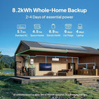 BLUETTI Apex 300 Solar Generator & B300K (2025 New) with TT-30 30A Cable, 5529.6Wh LFP Battery Backup Power Station with 6 3840W AC Outlets (7680W Surge), 2H Fast Charge, Generator Support