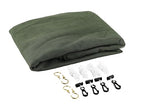 Coghlan's Rectangular Mosquito Net – Lightweight Mesh Canopy for Camping, Travel, and Outdoor Use – Includes Tie Loops, Carry Bag, Twine, Hooks, Anchors, Nails – Green, 78" x 32" x 59"