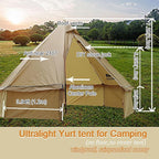 Backpacking Yurts Tent-Lightweight 4 Season Tents with Stove Jack, 1-3 Person Waterproof Hot Tent for Camping, Hiking, Outdoor Hunting, 6.6LB/10.5FT