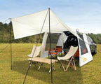 Car Tent for Camping 4-6 Person Universal SUV Van Tailgate Waterproof UPF 50 + Include Seperate Screen Tent