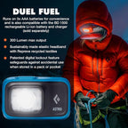 BLACK DIAMOND Astro 300 Headlamp | 300 Lumens Brightness | 3X AAA Battery Operated (Included) | Compact & Lightweight | Azul