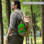 Camping Hammock with Net,Travel Portable Lightweight Hammocks with Tree Straps and Solid D-Shape Carabiners,Parachute Nylon Hammock for Outsides Backpacking Beach Backyard Patio Hiking