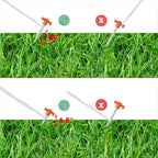 Cheardia 20 Pack Tent Stakes Heavy Duty, 9.75 Inch Yard Stakes Non-Rust Metal Tent Pegs Ground Stakes Tent Spikes for Camping Patio, Garden, Canopies, Grassland, Outdoor, Orange