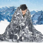 Foil Blanket | Reusable Warm Survival Gear - Winter Outdoor Thermal Blankets,for Camping Backpacking Travel Car Tent Sleeping Winter Cold Weather Homeless Prepper