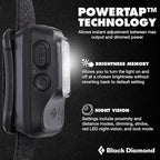 BLACK DIAMOND Spot 400-R Rechargeable Headlamp | 400 Lumens, Dimmable | Micro-USB Charging | Waterproof & Compact | Camping, Hiking, Running | Graphite