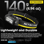 Nitecore HC60 UHE 1600 Lumen High Efficiency Headlamp 4000mAh USB-C Rechargeable Headlight Tag