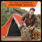 48 Hour Survival Kit - 228 Pieces Survival Gear and Supplies, 45L Go Bag Emergency Backpack, First Aid, Water Filter, Food, Tools, Tent, Camping Essentials, Emergency Preparedness - The Solo