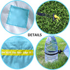 Hatchback Cabana with Magnets, 30 Second Setup Privacy Car Tent, Lightproof Changing Room for SUVs, Vans & MPVs, Turquoise & Blue