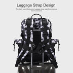 LHI Military Tactical Backpack for Men and Women 45L Army 3 Days Assault Pack Bag Large Rucksack with Shoe Compartment - Blue