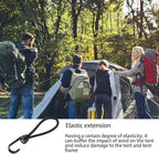 Short Cord - Outdoor Small Elastic Camping Straps | Portable Cords for Camping, Travel, Outdoor Tarp Rope for Survival, Hammock, Awning