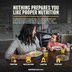 High Protein Cereal, Maple Almond Grain Crunch (12 Servings) Freeze Dried Prepper Supplies & Emergency Food Supply, Dairy & Gluten Free, Shelf Stable Up to 25 Years, One Can