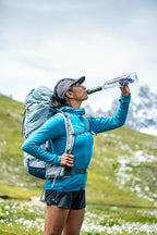 Platypus Quickdraw Ultralight Backpacking Water Filter, Green