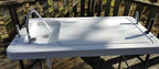 Old Cedar Outfitters Fish and Game Cleaning Table with Sink and Folding Legs