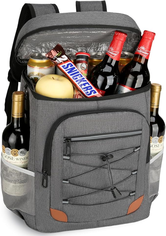 Backpack Cooler Insulated Leak Proof for Men Wowen 36 Cans Soft Cooler Backpack Insulated Waterproof Large Capacity Coolers Bag Portable for Lunch Camping Travel Picnic Hiking